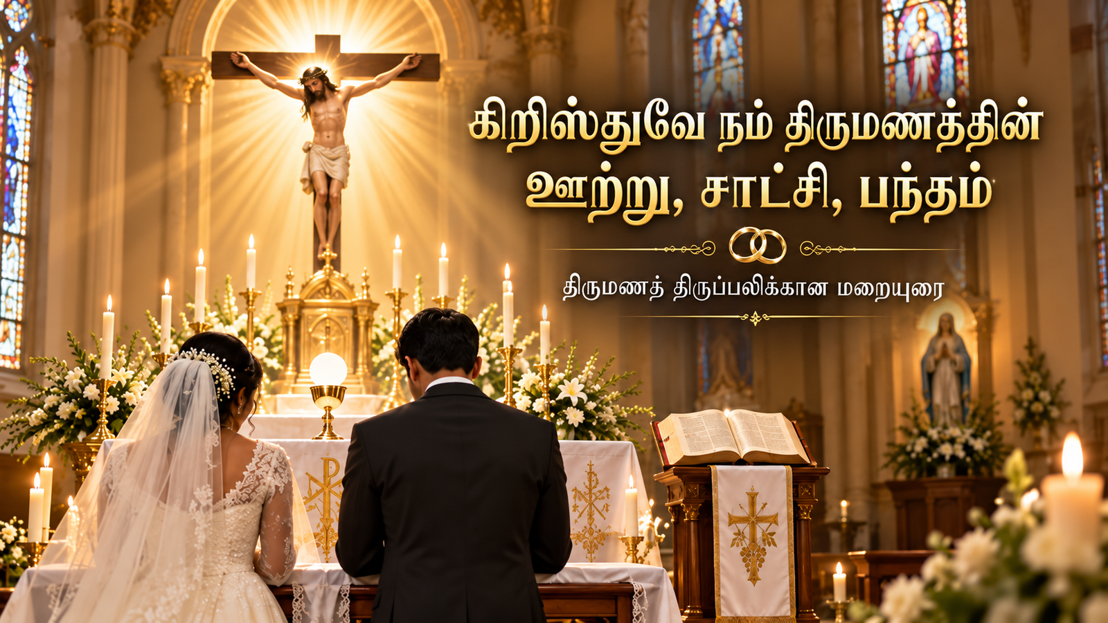 கிறிஸ்துவே நம் திருமணத்தின் ஊற்று, சாட்சி, பந்தம்